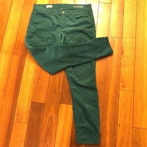 Gap 1969 Blue Corduroy Cord Leggings Size 12R